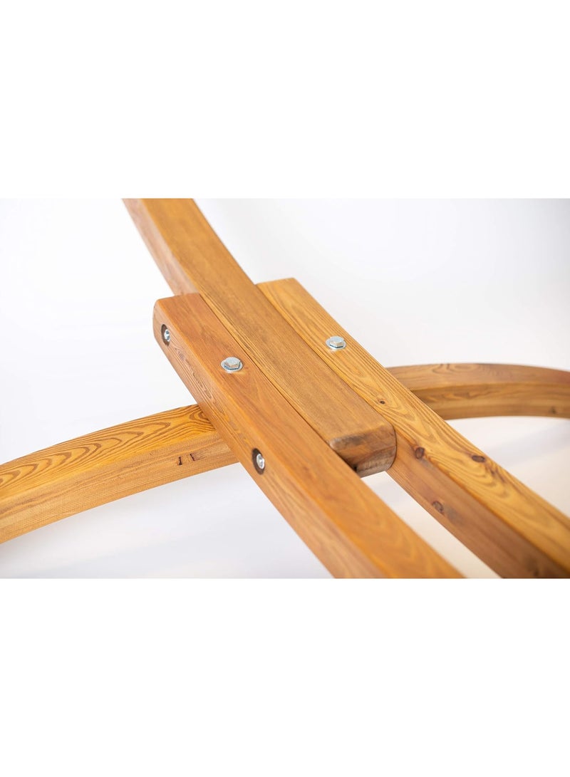 LA SIESTA Maera Nature Wooden Stand For Double Hammock (Size L - 370 cm) - Image 5