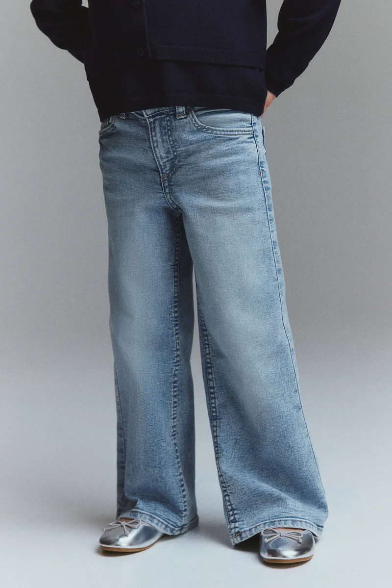 H&M Superstretch Wide Leg Jeans