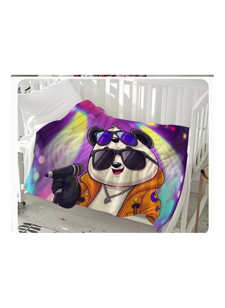 general Children's or student cartoon flannel thin blanket (warm and comfortable, suitable for sleep, games) 100cm*150cm - 813 - Image 3