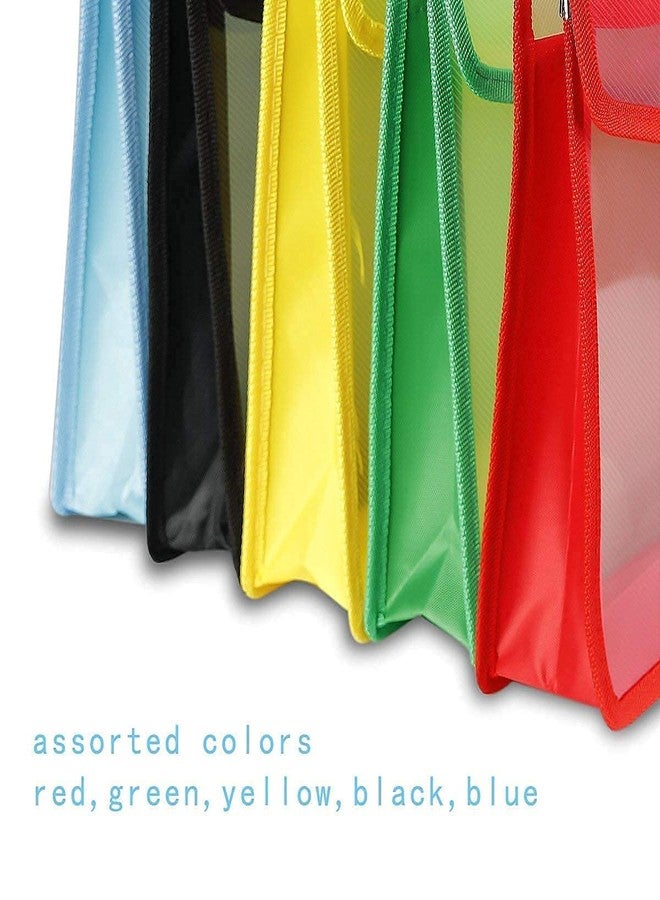 Peeplvalue Envelope Folder,Transparent Poly-Plastic A4 Documents File Storage Bag with Snap Button Set of 5/Certificate File Holder/Document Folder for Certificates A4 /Legal Bag for Document - Image 4