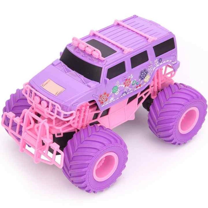 JJRC RC Car Buggy Truck Electric Hummer Pickup Beetle - 2.4G Remote Control Off-Road Rock Crawler 1/16 Scale 30-Minute Runtime Pink for Rugged Terrains - Image 5