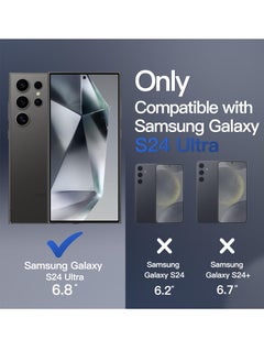 Houmt Galaxy S24 Ultra Magnetic Case Compatible with Magsafe Support Wireless Charging Camera Protection Shiny Plating Anti Scratch Slim Thin Protective Case Cover for Samsung Galaxy S24 Ultra  - Image 2