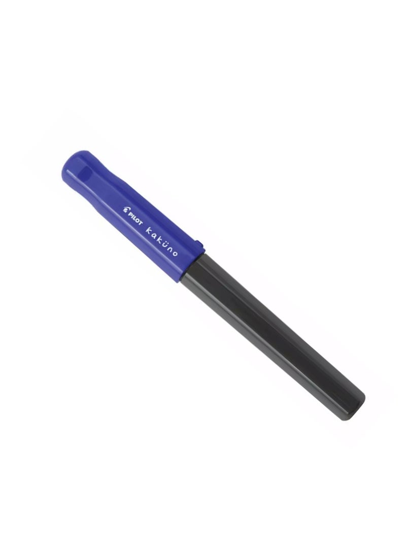 PILOT Kakuno Fountain Pen Blue Body With One Ink Cartridge Medium Tip  - Image 3