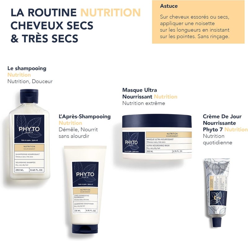 PHYTO PARIS Nourishing Day Cream No. 7 for Dry and Very Dry Hair - 50ml - Image 4