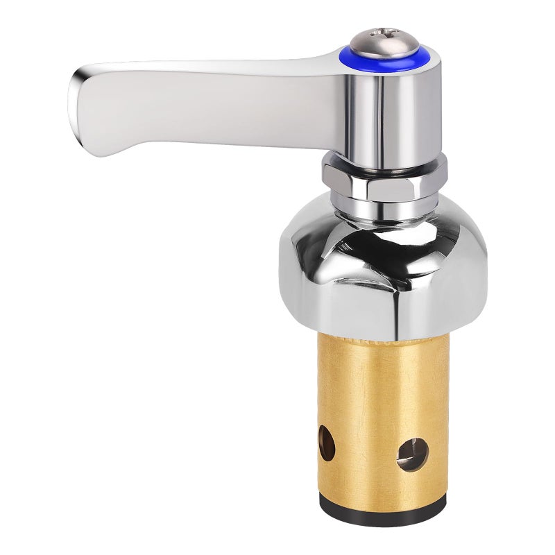 TNROTED Replacement 00271340 Cold Side Handle Stem Replacement Assembly Fit for All TS Faucets Brass Spindle Assembly Cartridge Faucet Valve Blue - Image 2