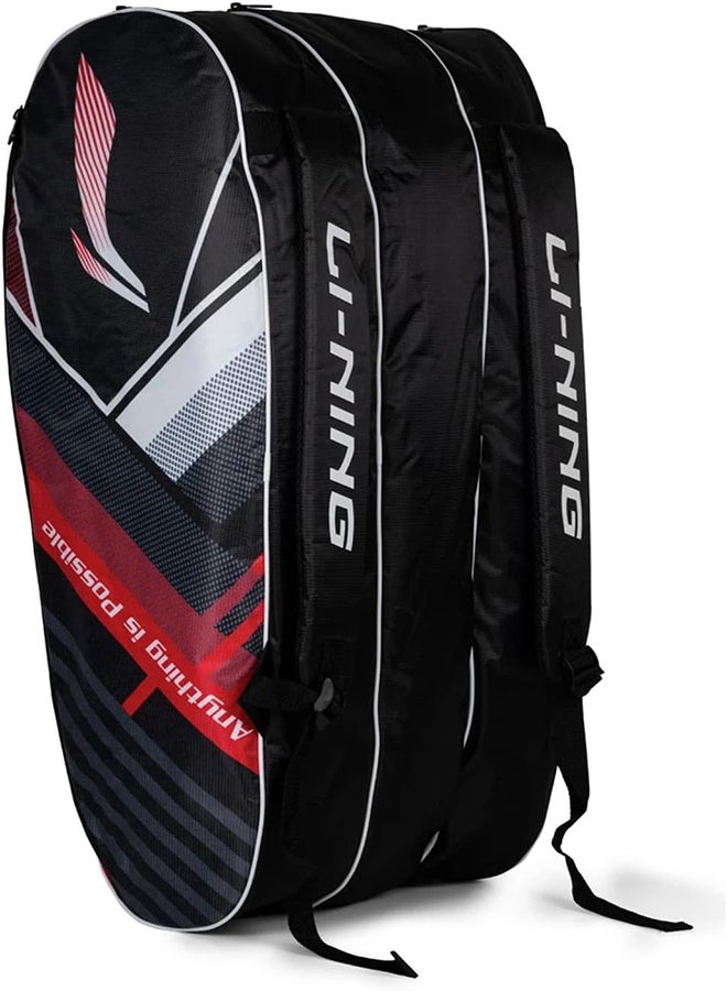 Li-Ning ABDS837-1 Hustler Badminton Kit Bag, Black - Image 2