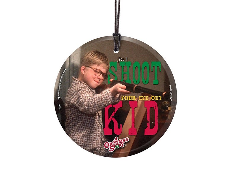 Trend Setters A Christmas Story - Shoot Your Eye Out - 3.5  Starfire Prints Hanging Glass Print Accessory - Ideal for Gifting and Collecting - Image 1