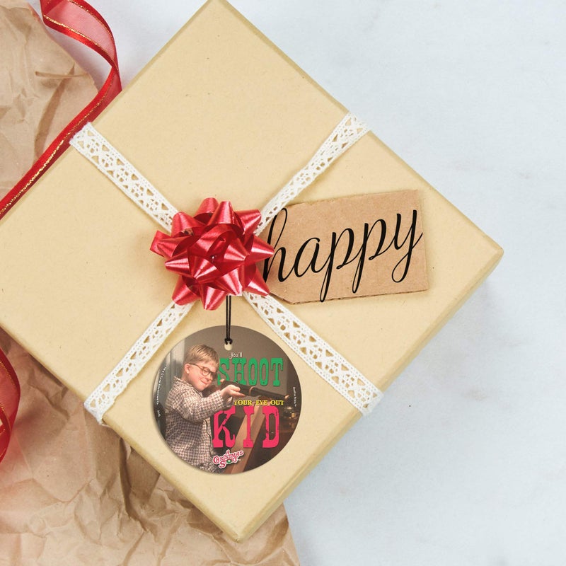 Trend Setters A Christmas Story - Shoot Your Eye Out - 3.5  Starfire Prints Hanging Glass Print Accessory - Ideal for Gifting and Collecting - Image 5