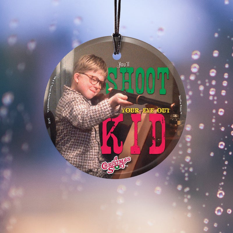 Trend Setters A Christmas Story - Shoot Your Eye Out - 3.5  Starfire Prints Hanging Glass Print Accessory - Ideal for Gifting and Collecting - Image 4
