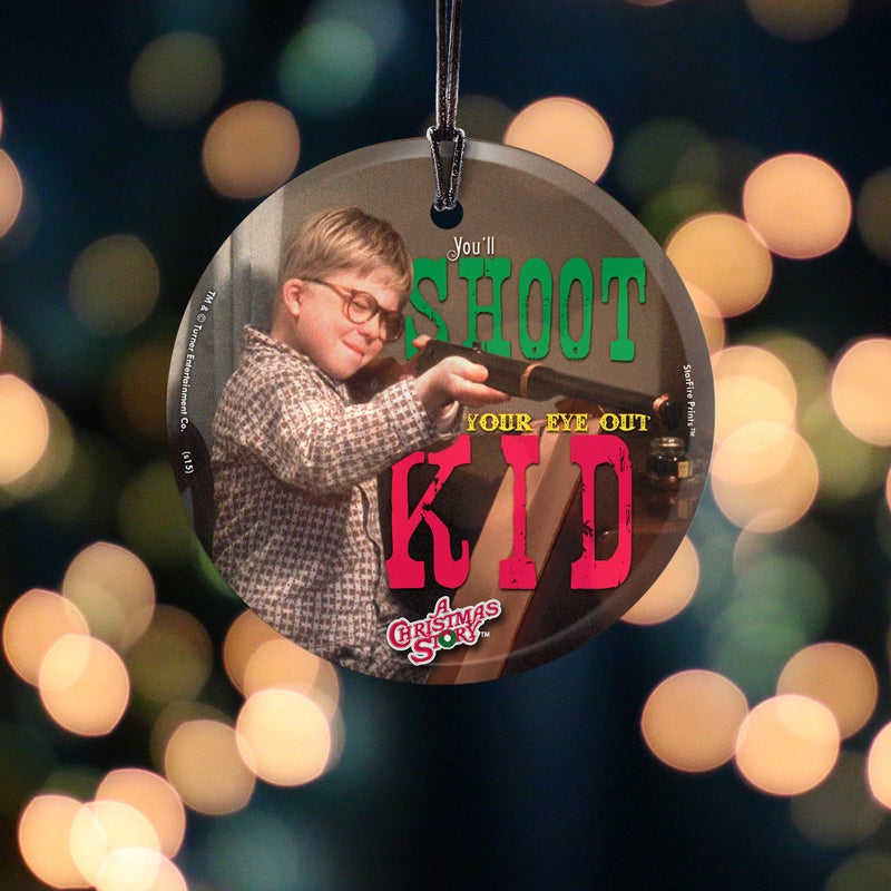 Trend Setters A Christmas Story - Shoot Your Eye Out - 3.5  Starfire Prints Hanging Glass Print Accessory - Ideal for Gifting and Collecting - Image 3