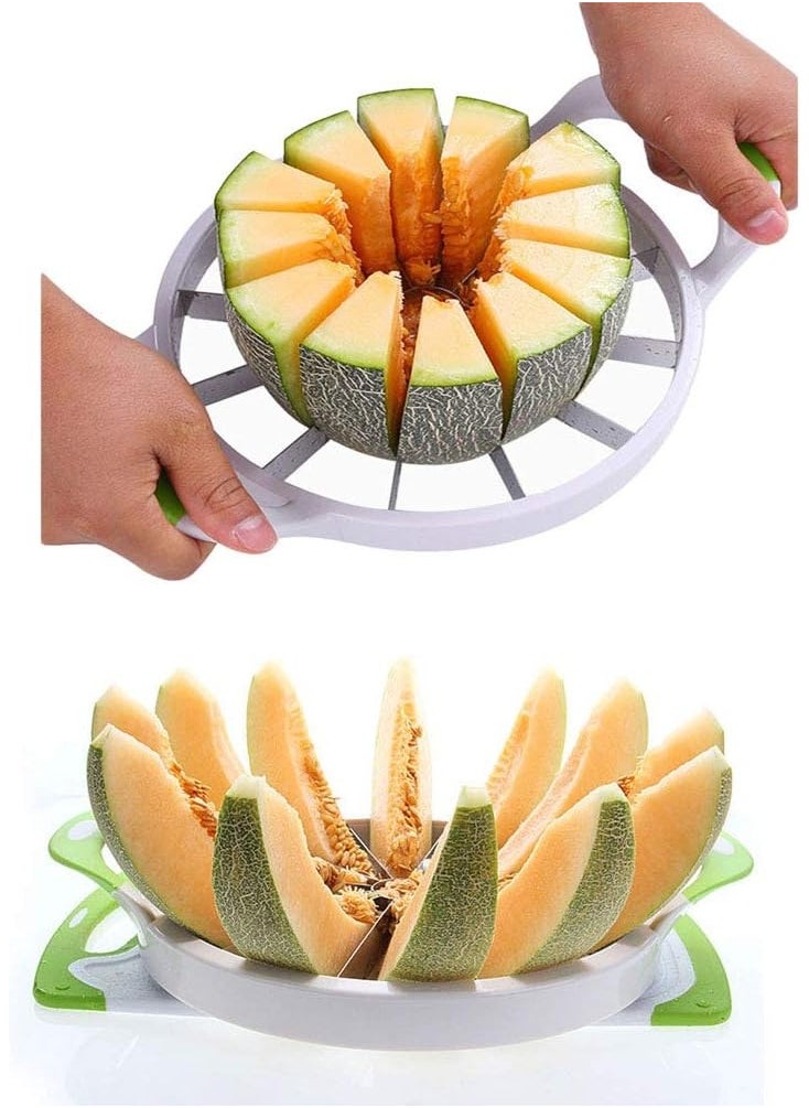 Generic ZaH Melon Slicer Multifunctional Handheld Round Divider Watermelon Cutter Fruits Cutting Slicing Kitchen Tools  - Image 5