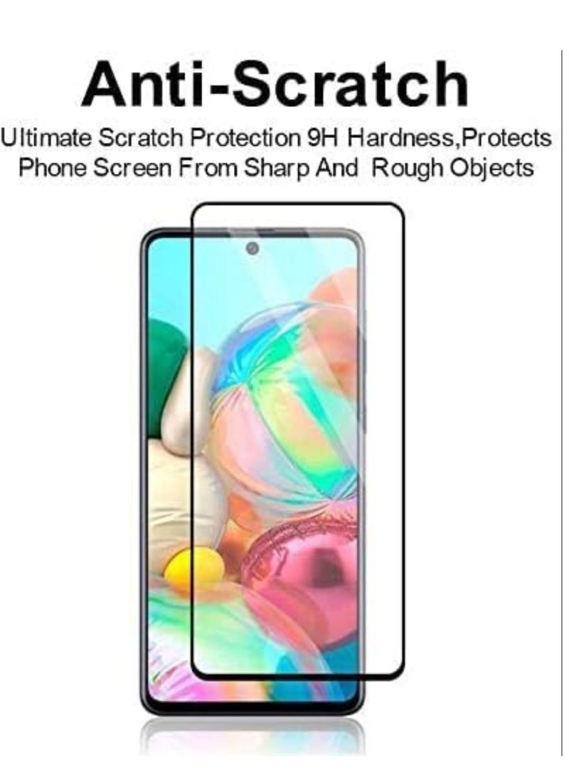 vesus Screen Protector compatible with Samsung Galaxy M52 5GTempered Glass [HD Full Coverage][Easy Installation][Scratch Resistant][9H Hardness][Free bubble][Touch Sensitive]Protective Filmâ€¦ - Image 2
