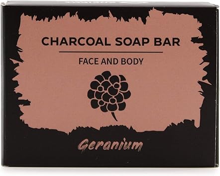 Ancient Wisdom Charcoal Soap 85g Geranium - Image 2
