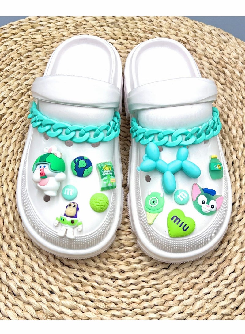 3D Shoe Charm Set - Shoe Buckle Decorations for Party Favors, Bracelets, Men, Women, Kids - Image 3