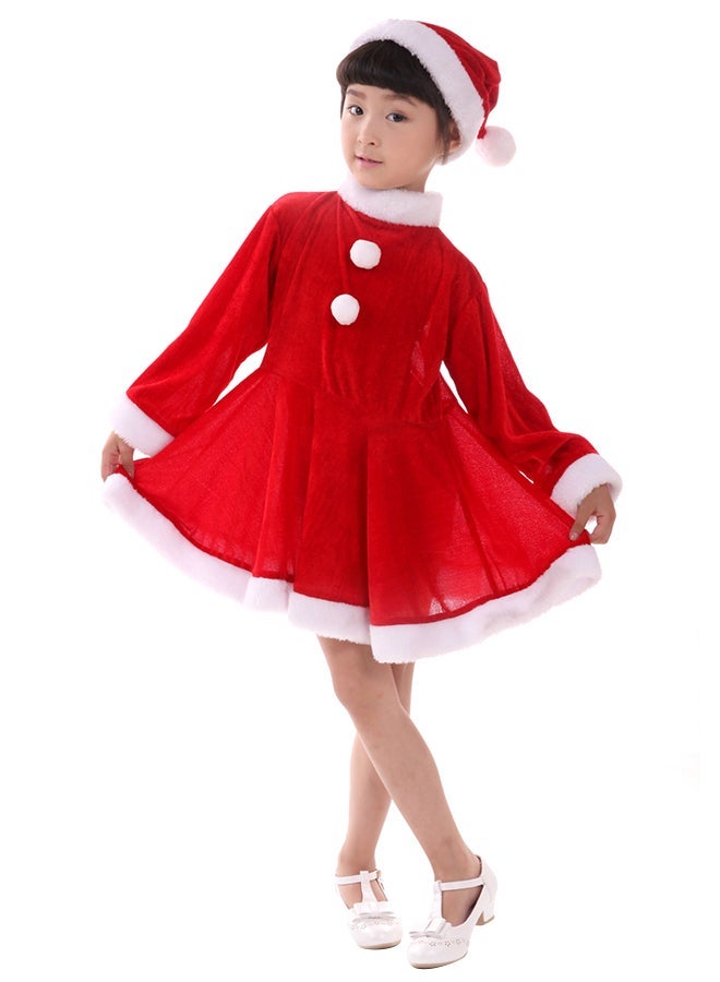 NIBEMINENT Santa Inspired Party Costume Set Red/White - Image 4