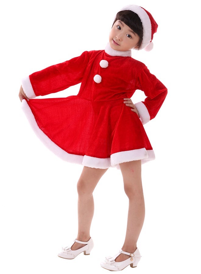 NIBEMINENT Santa Inspired Party Costume Set Red/White - Image 3