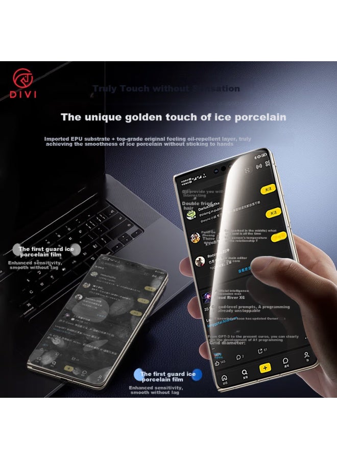 Divi For Huawei Mate X5 Phone Screen Protector, Huawei Mate X3 Collector's Edition Non-tempered Glass Film, Hd Anti-fingerprint Dust-free Quick-apply Soft Film - Image 4