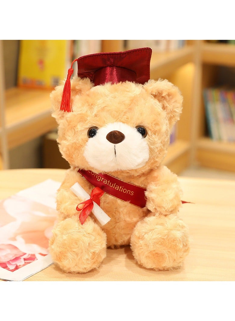 general Dr.Graduation Plush, Giant Plush Doll, Cute Animal PhD Toy, Gift for Kids, Girls, and Boys