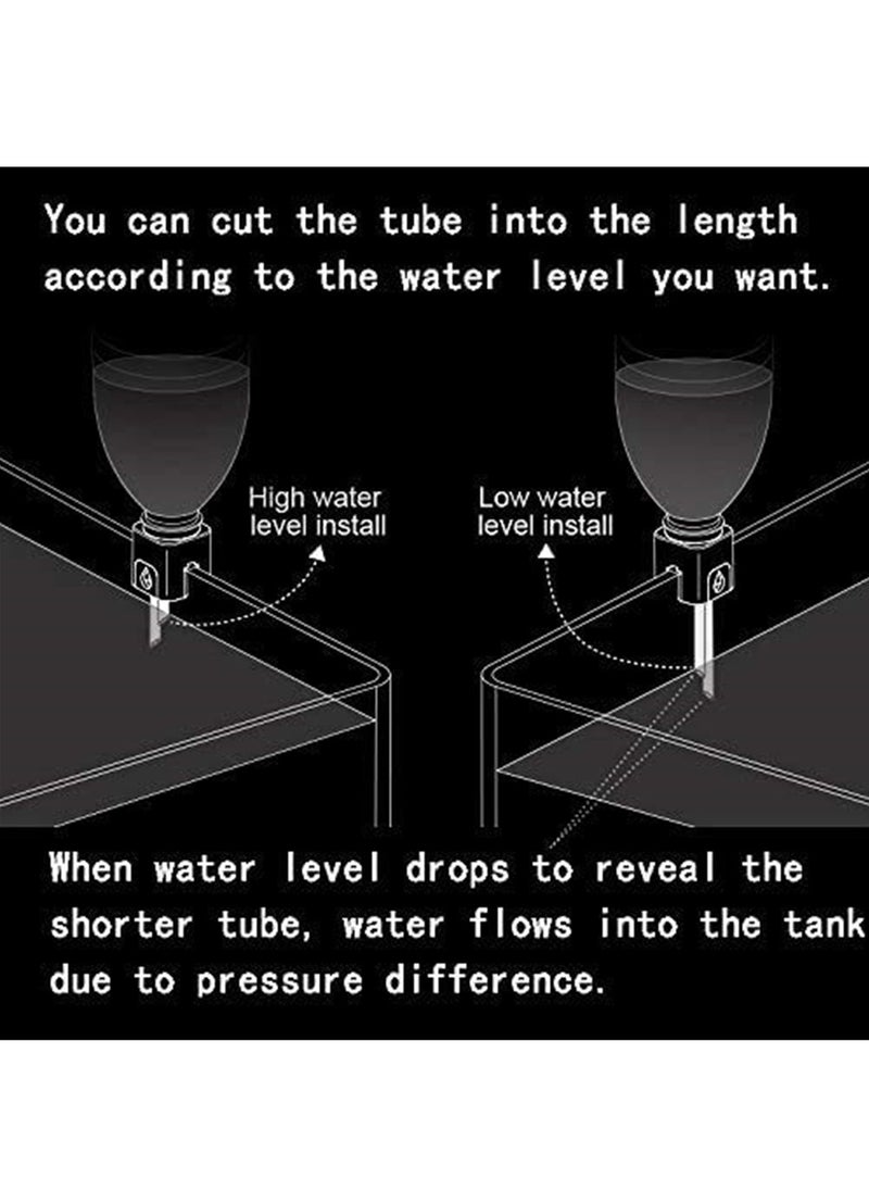 KASTWAVE Aquarium Auto Top Off Water Filler Aquarium Mini ATO System Fish Tortoise Tank Water Level Controller No Wiring Float Valve  - Image 5
