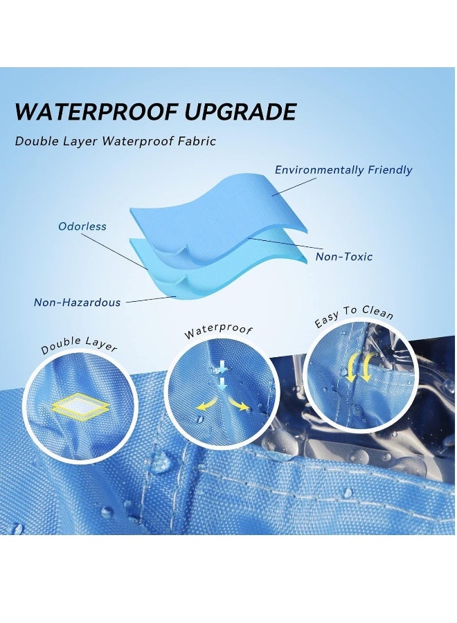 Split Air Conditioning Cleaning Waterproof Cover Bag, AC Unit Dust Washing Clean Cover Kit with 9ft Water Pipe Wall Mounted Air Conditioning Protector Service Bag Fits 9000 to 12000BTU  - Image 3