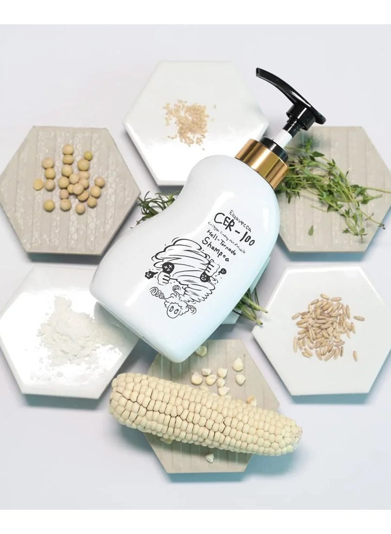 Elizavecca Cer-100, Collagen Coating Hair A+ Muscle Helltornado Shampoo, 500 ml  - Image 3