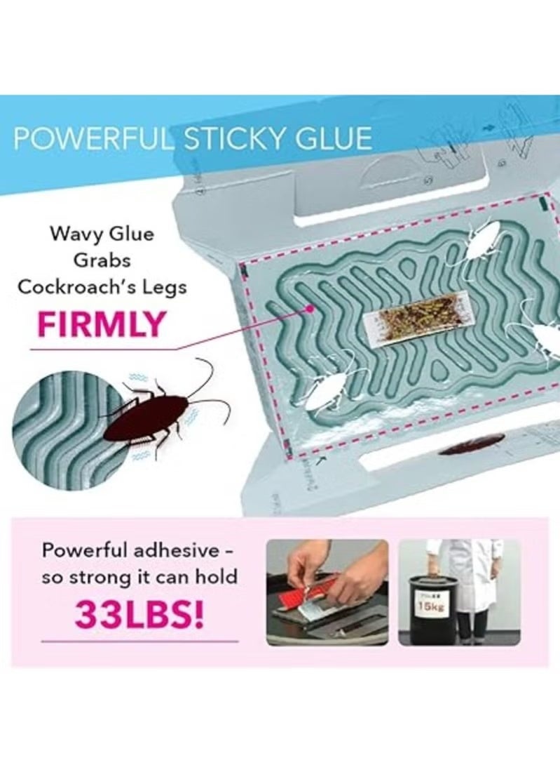 اي ار اس مصيدة للصراصير والحشرات الزاحفة مكونة من 5 قطع، الحل الأمثل للتخلص من الحشرات والصراصير بمكونات عالية الجودة - Image 3