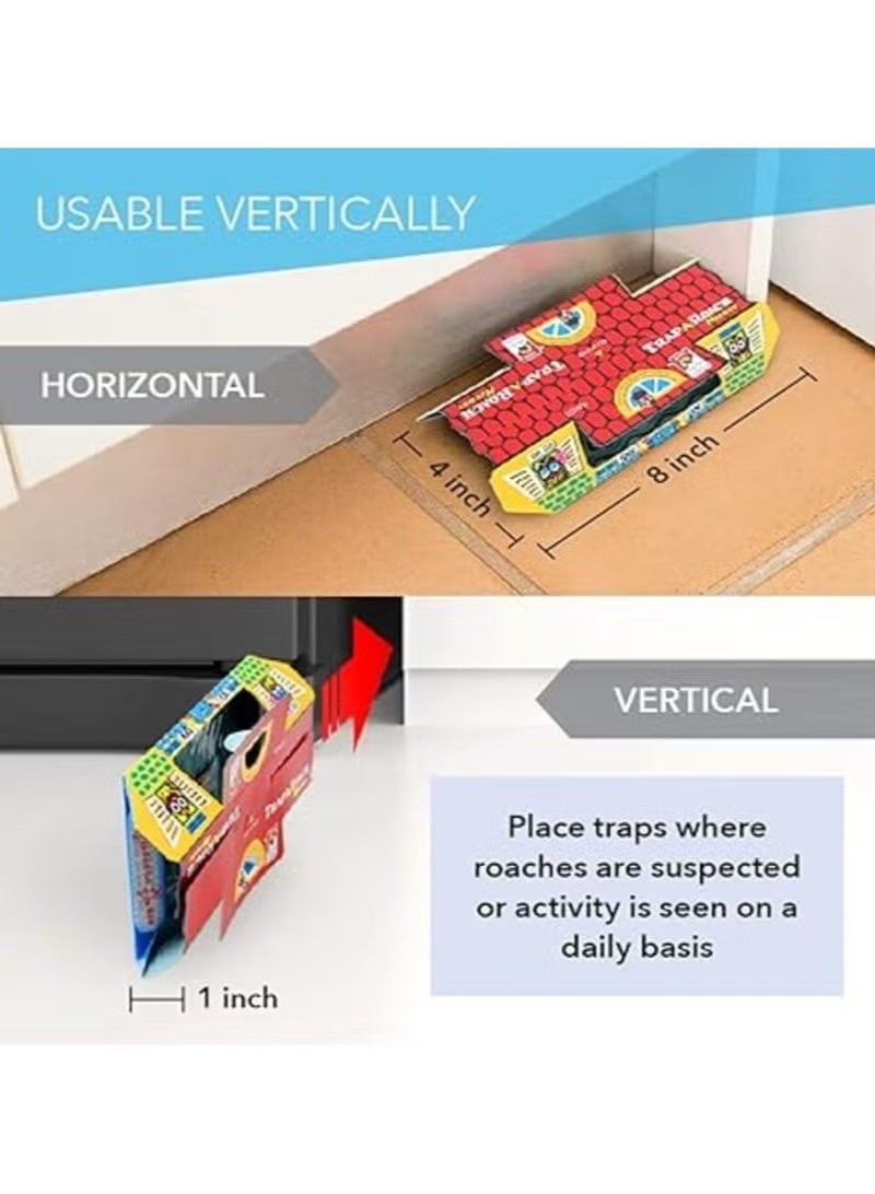 اي ار اس مصيدة للصراصير والحشرات الزاحفة مكونة من 5 قطع، الحل الأمثل للتخلص من الحشرات والصراصير بمكونات عالية الجودة - Image 2
