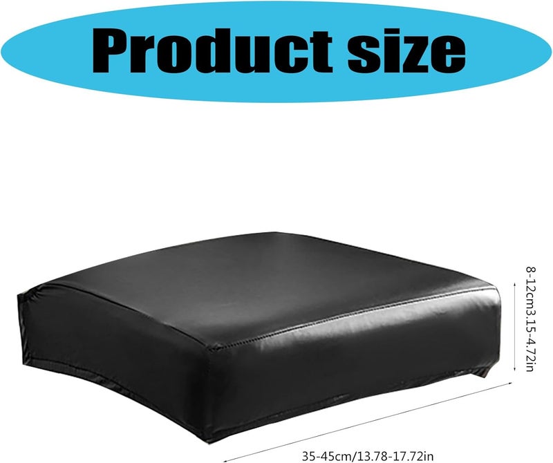 PU Leather Chair Covers Waterproofs Dining Room Stretch Seats Protectors Home Decoration Covers Wedding Waterproofs Chair Cover - Image 3