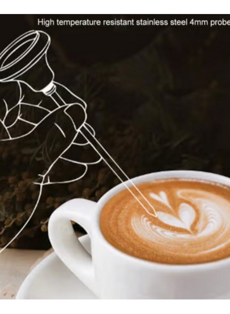 Professional Coffee Thermometer with Stainless Steel Latte Art Pen  - Image 5