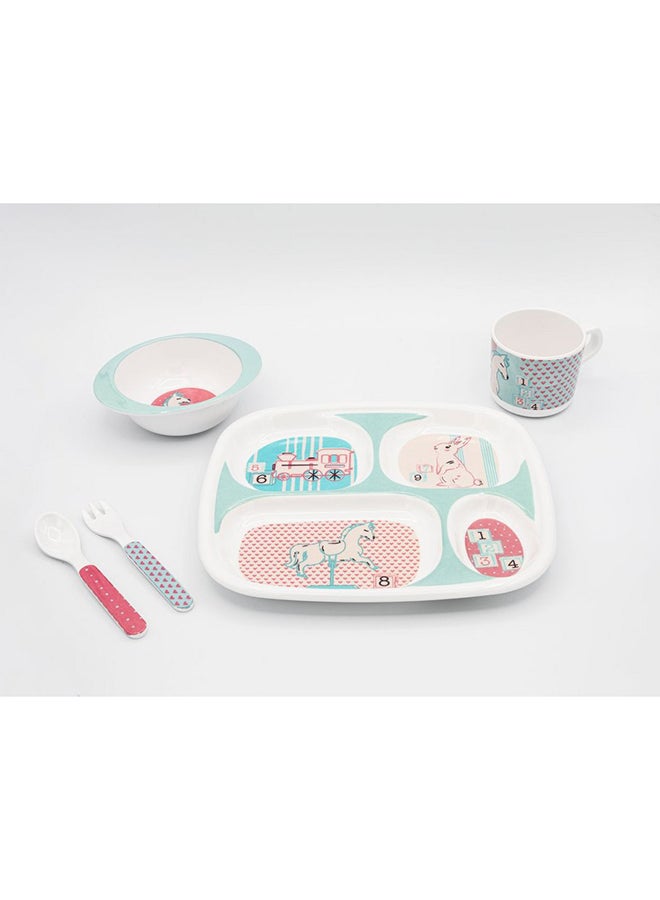 Kids 5 pieces Melamine Set Toys  K7