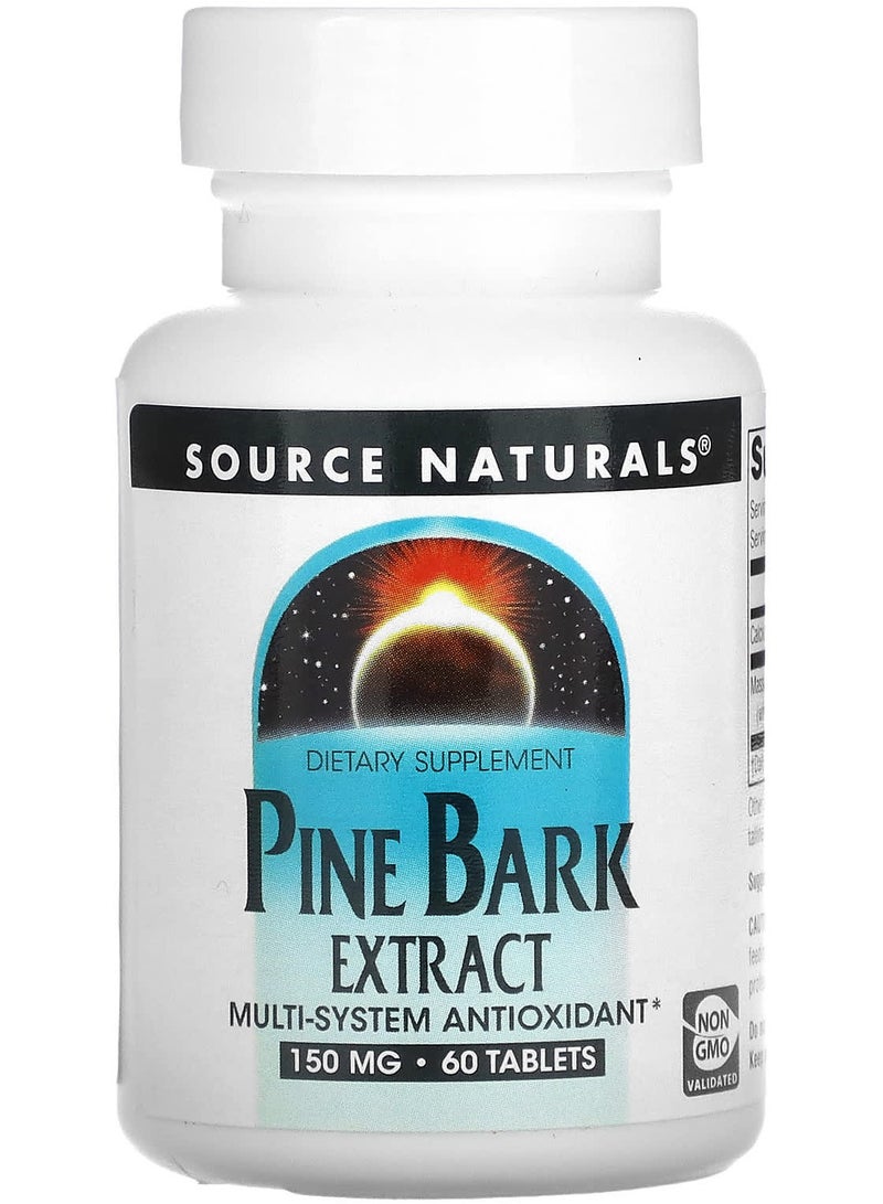 Pine Bark Extract, 150 mg, 60 Tablets