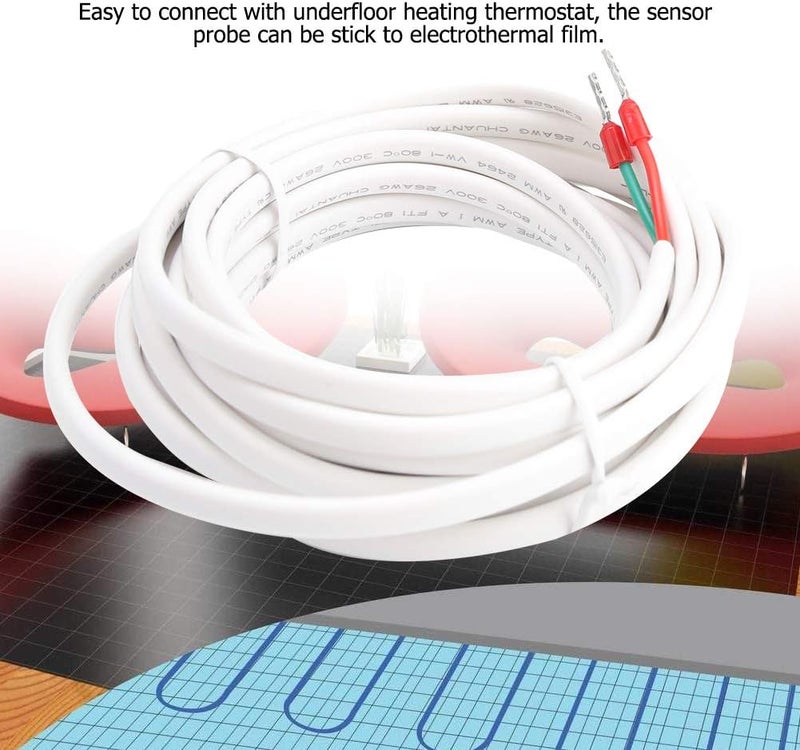 3 Meters Conductor Bell Wire,Garage Door Wire,Extension Cable Wire Cord Line,Parallel Wire for Control Ribbon Lights Station Sensors, Garage Door Wire, 3 Meters Conductor Bell Wire,ExtThermostat - Image 4