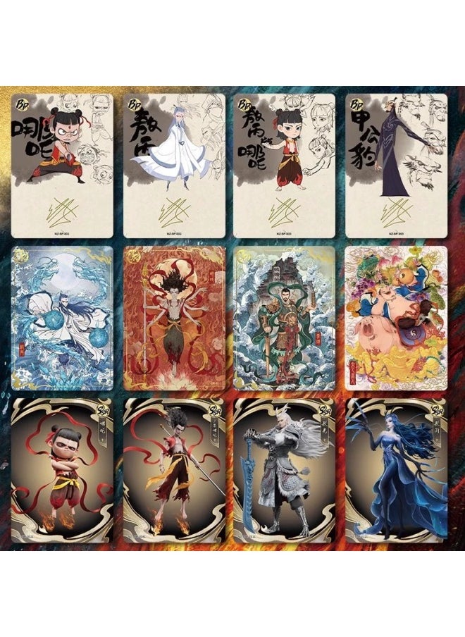 Card Game Nezha: The Demon Boy Naohai Card Full Box Dou Tian Pack No. 1 Card Blind Box Movie Fengshen List Peripheral-Color:Xiaoma Starry Pack 2 Small Boxes (retail 20 Small Boxes)  - Image 5