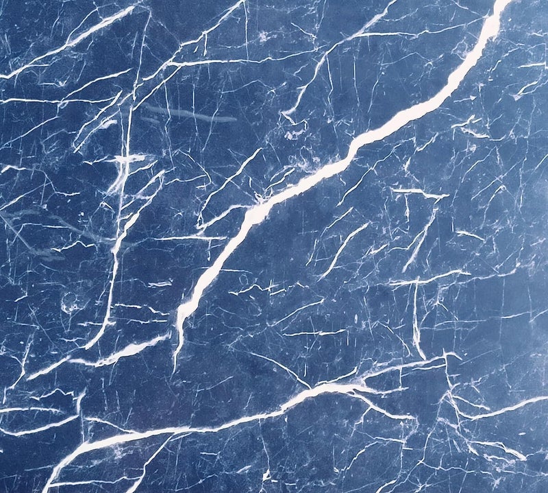 KLIZNIL 4PCS Peel and Stick Floor Tiles PVC Waterproof SelfAdhesive Removable Vinyl Flooring Sticker Wall Backsplash Stickers Wall Cover Decal Sticker for Bathroom30 30cm Blue Shade - Image 1