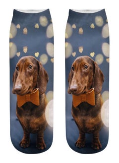 Eckek Cute Casual Business Socks 3D Dog Printing Medium Sports Socks  - Image 5