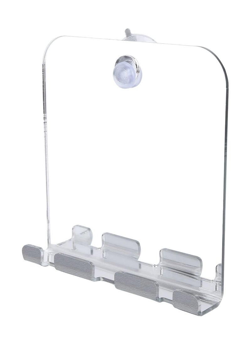 Oasisgalore Anti-Fog Shaving Mirror for Shower Room & Toilet, Wall-Mounted, Durable  - Image 2