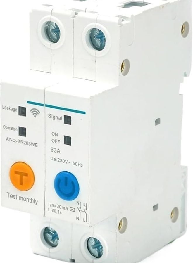 63A Smart WiFi Circuit Breaker With Leakage Protection APP Remote Control For Smart Home - Image 2