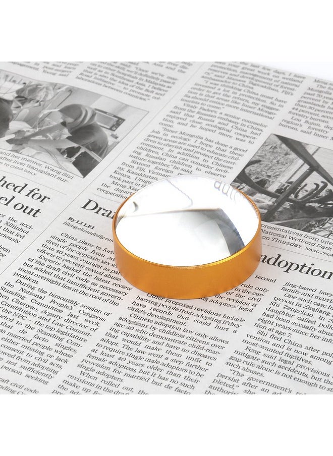 Beileshi 6X Paperweight Mirror Round Shape Hd Magnifying Magnifying Glass Dome Genuine Glass Paperweight Map Magnifying Glass And Reading Aid (No Handle)  - Image 4