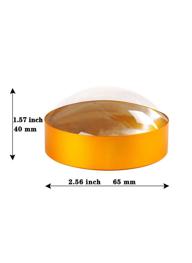 Beileshi 6X Paperweight Mirror Round Shape Hd Magnifying Magnifying Glass Dome Genuine Glass Paperweight Map Magnifying Glass And Reading Aid (No Handle)  - Image 5