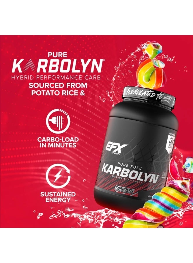 EFX Sports Karbolyn Fuel Rainbow Candy 4.4lb - Advanced Carbohydrate Performance Formula - Image 3