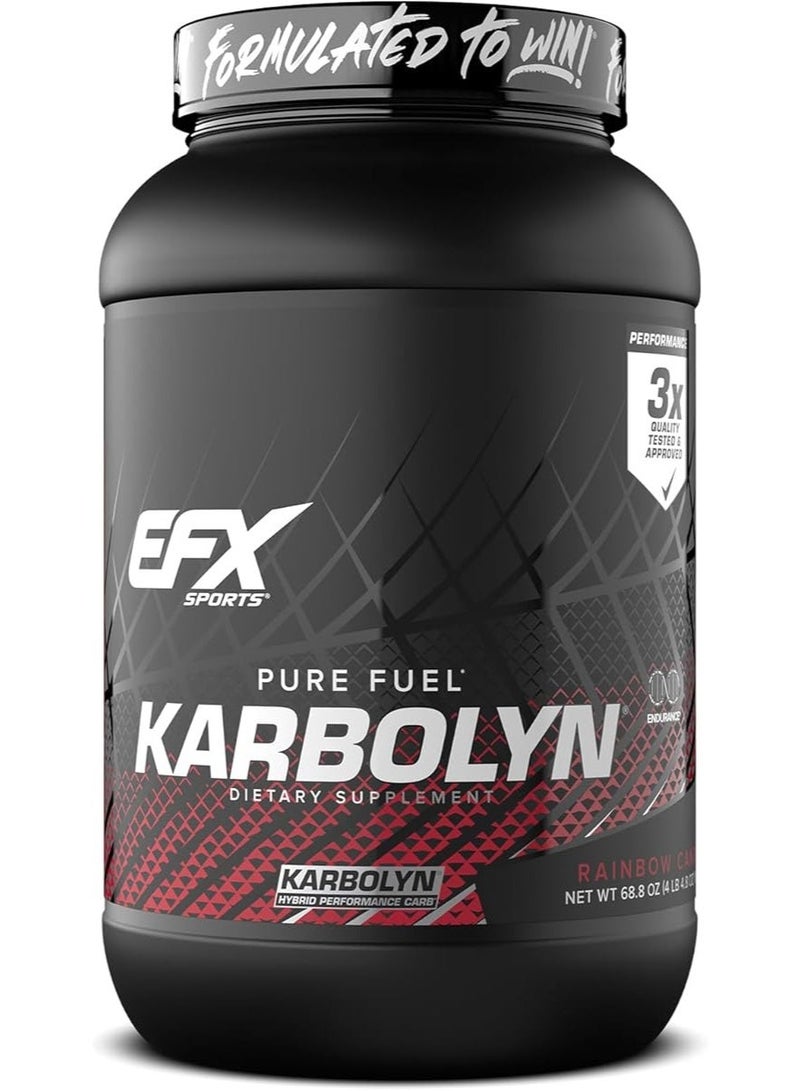 EFX Sports Karbolyn Fuel Rainbow Candy 4.4lb - Advanced Carbohydrate Performance Formula - Image 1