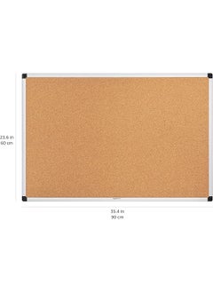 Aluminum Frame Cork Notice Rectangular Board 90Cm X 60Cm Silver - pzsku/Z4D162497951A3467D024Z/45/_/1740916198/b640d9c4-628c-49a5-aa3b-99ce58df37ea