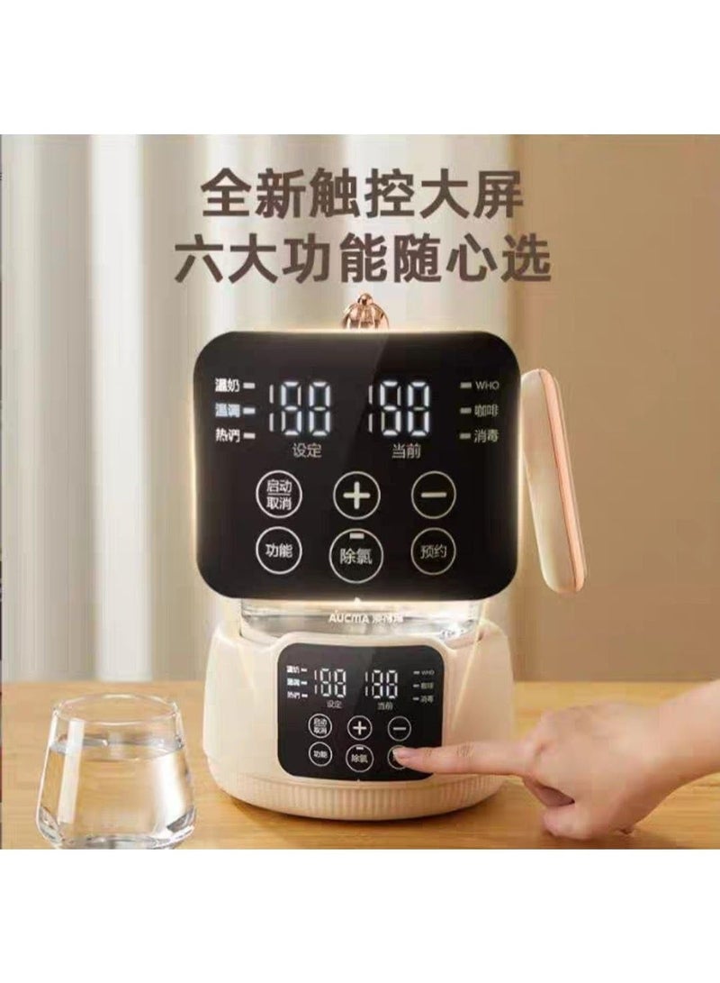 Premium Glass Electric Kettle with Digital Temperature Display – 1. 5 L Fast Boil Water Kettle for Tea & Coffee, Precise Temperature Control, Safe & Stylish Kitchen Essential Can be used for maintance the tea hot by temp controller - Image 2