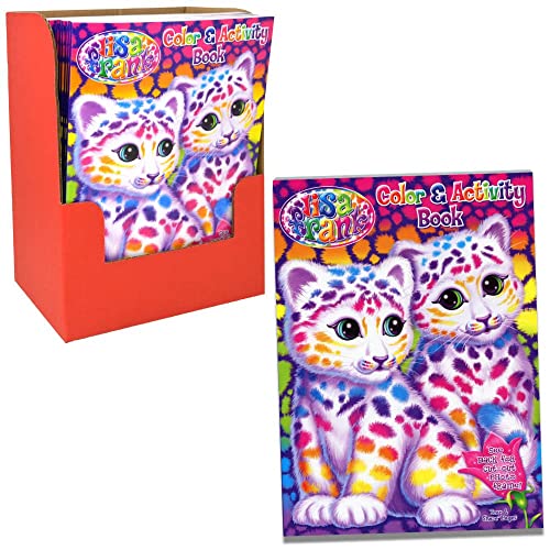 Lisa Frank Fun Coloring and Activity Book, Cute Cats Art Cover 64-Pages Drawing Book with Cut-Out Photo Frame (Pack of 1) - Image 2