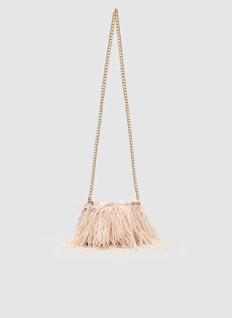 Liu Jo LaPuffy bag with feathered detailing