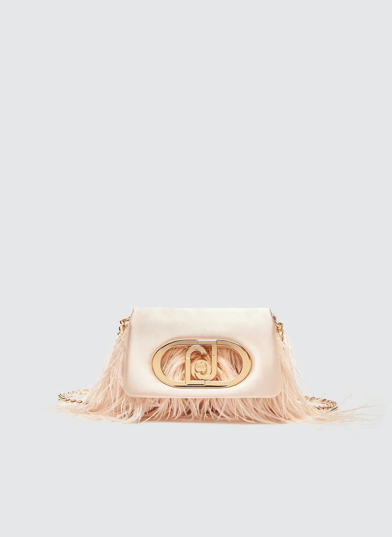 Liu Jo LaPuffy bag with feathered detailing