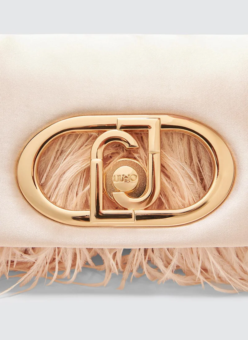 Liu Jo LaPuffy bag with feathered detailing