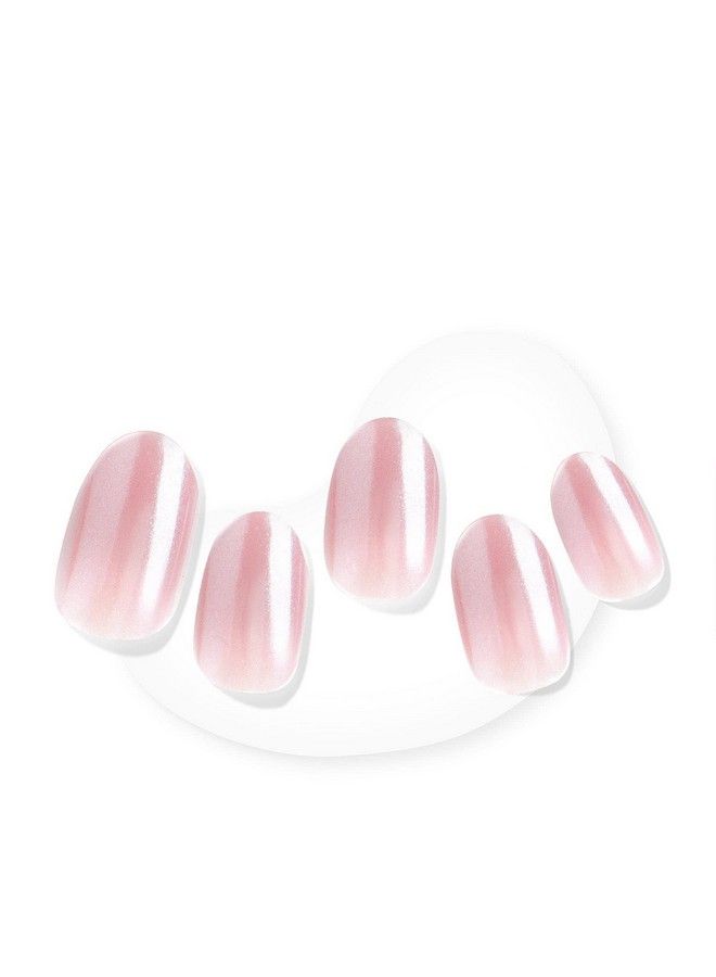 DASHING DIVA Glaze Nail Strips Jelly Glaze | Works With Any Led Nail Lamp | Long Lasting Chip Resistant Semicured Gel Nail Strips | Contains 34 Salon Quality Black Nail Wraps 1 Prep Pad 1 Nail File - Image 1