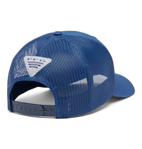 Columbia Unisex PFG Fish Flag Mesh Snap Back CarbonCollegiate Navy One Size - Image 3