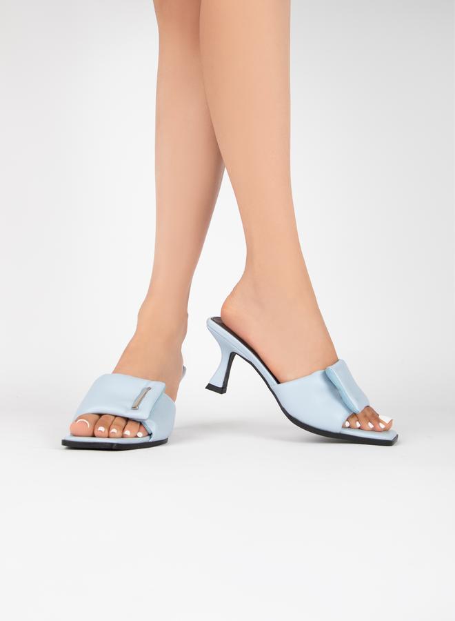 RAID Solid Wide Strap Sandals by Styli  - Image 1